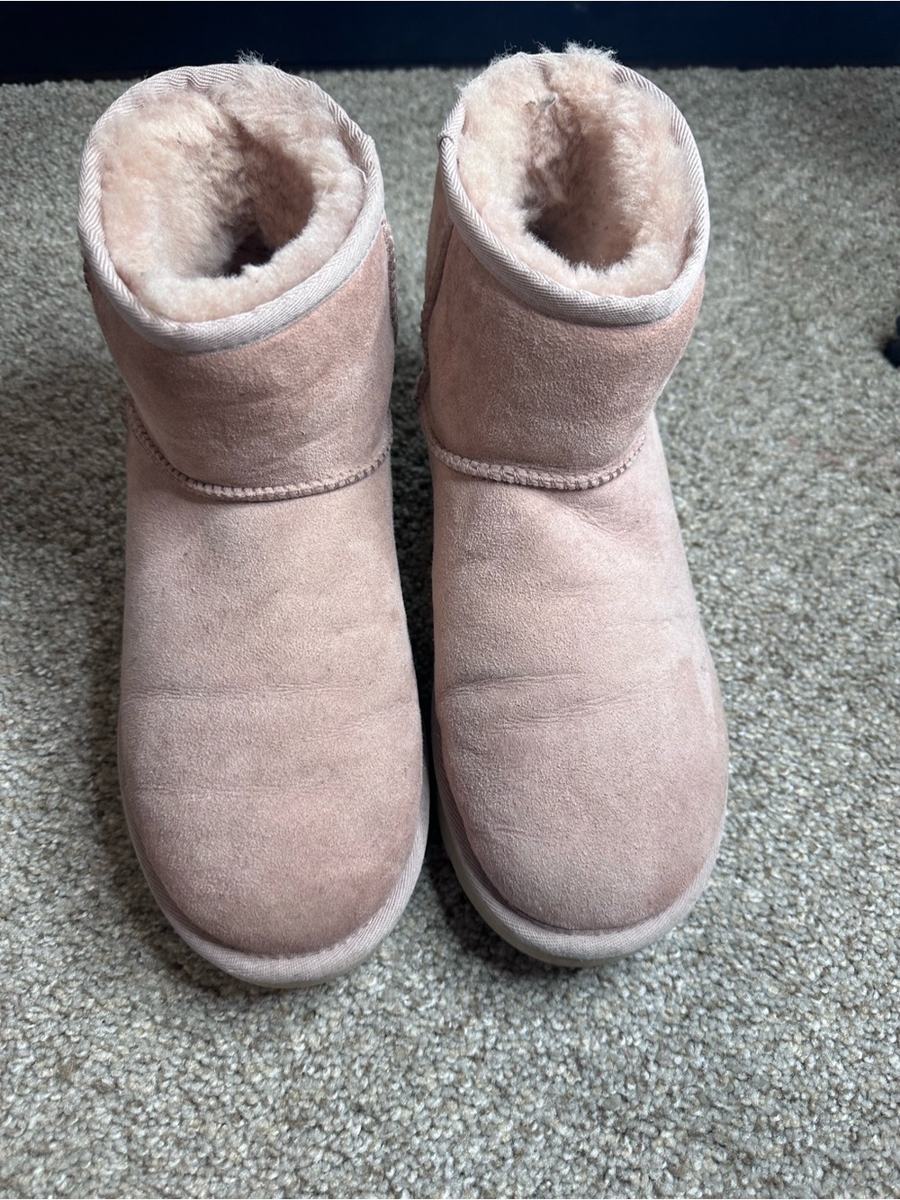 Plush Fleece-Lined Women's UGG in Blush Pink